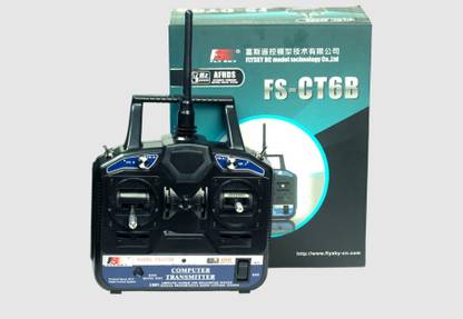 iBAT SOLUTIONS Flysky CT6B 6 Channel Trasmitter Radio With FS-R6B Electronic Components Electronic Hobby Kit