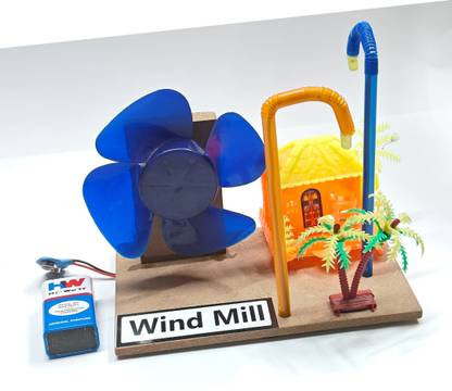 Esptronics Windmill Science Project Kit-Working Model for Kids & Students