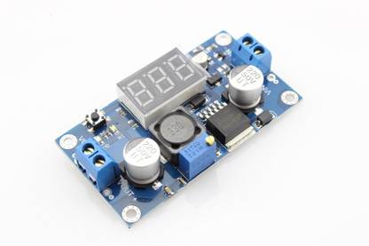 gobagee 1pc LM2596S Voltage Regulator + LED Voltmeter DC Buck Step Down Converter Module Power Supply Electronic Hobby Kit