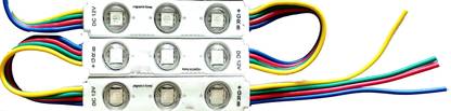 Steko (3 Pieces) RGB 3 Color 3 Led Optical Module Strip 5050 SMD Waterproof Led Module Light Electronic Hobby Kit