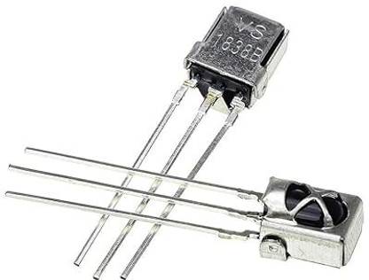 MIFRA ELECTRONICS TSOP 1838B 3-Pin Infrared IR Receiver Sensor (2 Pcs) Electronic Components Electronic Hobby Kit