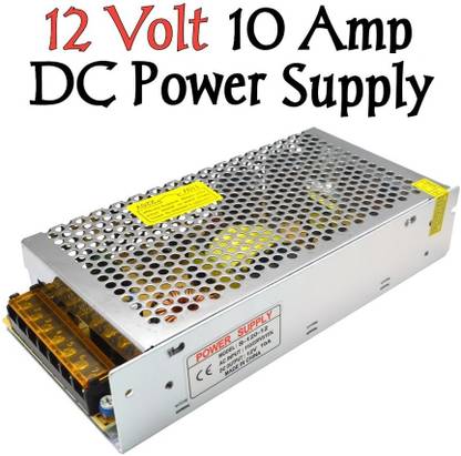 BALRAMA 12V 10A 120W SMPS AC/DC Power Supply 12 Volt DC Converter Adaptor 10 Amp Charger 10 A One Way Electrical Switch
