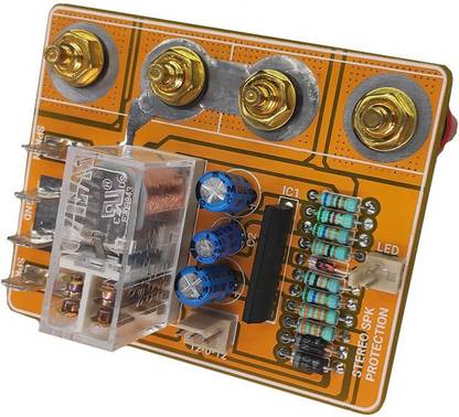 Xtreme UPC1237 Based Hi-Fi Stereo Speaker Protection with Banana Connectors Electronic Components Electronic Hobby Kit