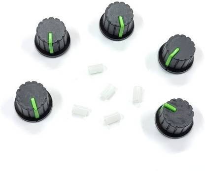 ERHIndia 5 Pcs Home Theater Amplifier Knob Green with Width-2cm Height-1.5cm Knob Radio Electronic Hobby Kit