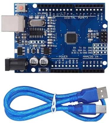 Kodacy Ardino Uno R3 CH340G ATmega328p Development Board with USB cable Electronic Components Electronic Hobby Kit