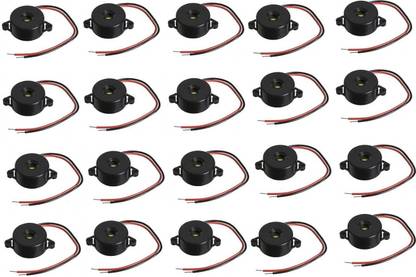 MAG BEE Big Buzzer with Wire for Electronics Projects (Pack of 20) Electronic Components Electronic Hobby Kit