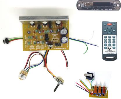 TECH AND TRADE 2050 IC BASED 2.1CH HOME THEATRE BOARD BLUETOOTH MODULE AND MIC CIRCUIT DIY KIT FM Transmitter Electronic Hobby Kit