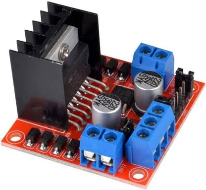 Shanaa eSpot L298N Motor Driver Module | Dual H-Bridge DC Motor Stepper for Robotics Projects Electronic Components Electronic Hobby Kit