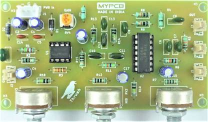 VASP Electronics 3 Way Active Crossover Filter Board Low Mid and High Outputs Electronic Components Electronic Hobby Kit