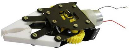 INVENTO Mechanical Robotic Gripper Arm Module Kit with DC Motor Automotive Electronic Hobby Kit