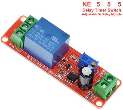 Scienticy NE555 Delay Timer Switch Adjustable 5V Relay Module Electronic Components Electronic Hobby Kit