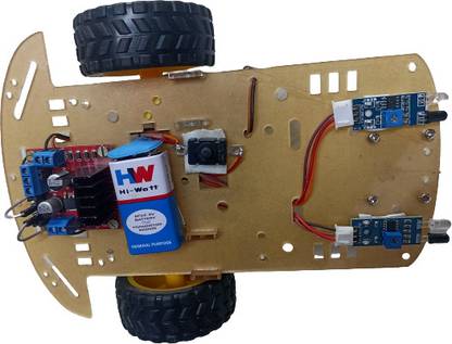 camiot solutions obstacle avoiding robot using ir sensors Educational Electronic Hobby Kit
