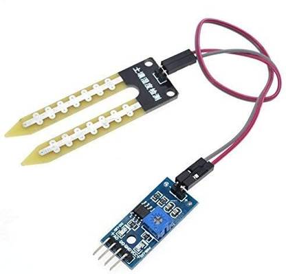 Prolific Tech Soil Moisture Sensor Module – Analog Sensor for Arduino, Smart Irrigation Temperature & Humidity Sensor