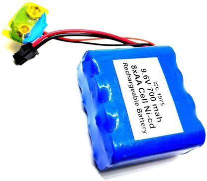 INVENTO 9V - 9.6V 1000 mAh Polymer Ni-Cd Rechargeable Battery 8 AA Cell Battery Pack Automotive Electronic Hobby Kit