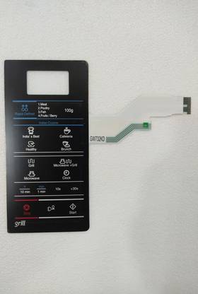 WHITEFLIP Microwave Oven Membrane Keypad Touchpad For Microwave Model No - GW732KD Electronic Components Electronic Hobby Kit