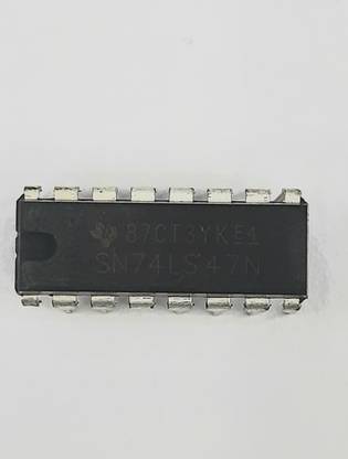 uneeds 7447 IC, BCD to 7 segment decoder with base pack of (3+3) Electronic Components Electronic Hobby Kit