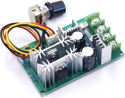 HouseOfCommon QUALITY DC10-60V 20A PWM Motor Speed Regulator Controller Switch Motor Control Electronic Hobby Kit