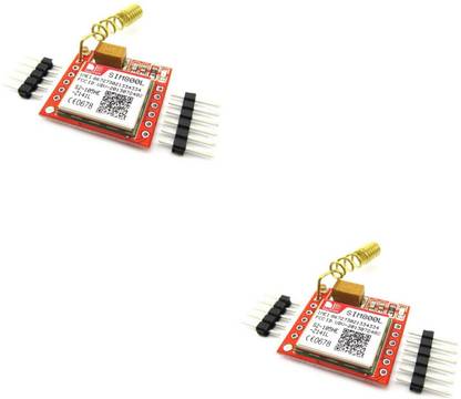 Flyrobo (2 pc) SIM800L GPRS GSM Module Micro SIM Card Quad-band TTL Seri - Electronic Components Electronic Hobby Kit