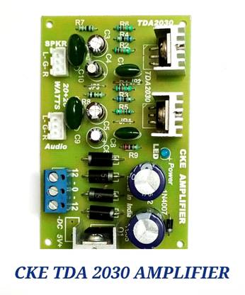 CKE TDA2030 Dual IC Stereo Circuit Amplifier Home Theater Including 7805 Connected Sound Recorder and Sound Circuit Electronic Hobby Kit