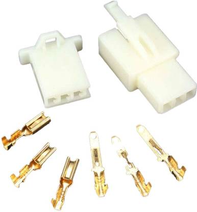 EGOPAL 5 Sets 3 Pin Wire Harness Motorcycle Sensor Connector Automotive Cable Socket Automotive Electronic Hobby Kit