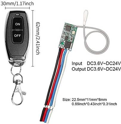 jenix Rf Wireless Remote Control Receiver Dc 12V Relay Chip Self Learning Automotive Electronic Hobby Kit