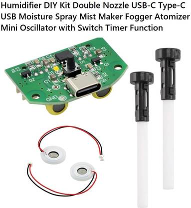 EASTRA C Type Humidifier Mist Maker Fogger Switch Timer Function Electronic Components Electronic Hobby Kit