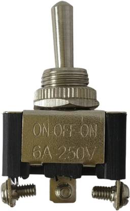 Hmk SPDT 6A TOGGLE SWITCH ON/OFF/ON 3WAY Electronic Components Electronic Hobby Kit