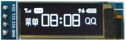 SHOKITECH 0.91 inch 128×32 Blue OLED Display Module with I2C/IIC Serial Interface Electronic Components Electronic Hobby Kit