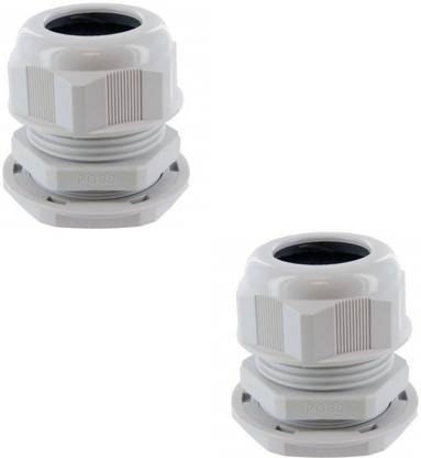 Flyrobo (2 Pcs) Pro3D PG36 Waterproof IP68 Nylon Plastic Cable Gland Connector Electronic Components Electronic Hobby Kit