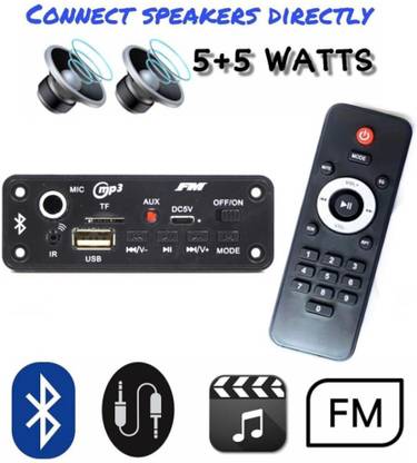 SG Flash BLUETOOTH MODULE WITH MIC SLOT , TWO 5 WATT SEPAKER , SD CARD , BT MODULE Electronic Components Electronic Hobby Kit
