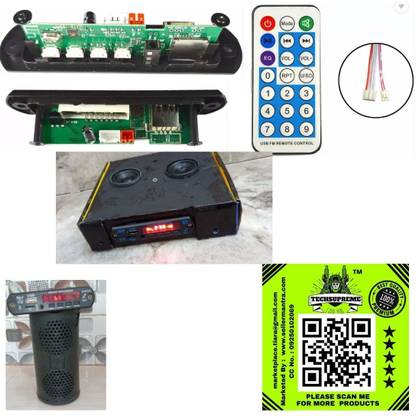 TechSupreme Bluetooth Module WITH 5 WATT SEPAKER OUTPUT , SD CARD ,BT MODULE Electronic Components Electronic Hobby Kit