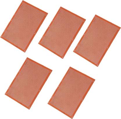 R&D Zero PCB Single Side 6 x 4 inch (15.3cm x 10.3cm) Copper Clad Pack of 5 Electronic Components Electronic Hobby Kit