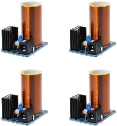 Flyrobo (4 pc) 15W Mini Tesla Coil Plasma Speaker DIY Kit - - Electronic Components Electronic Hobby Kit