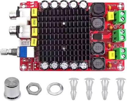 Electronics Crafts TDA 7498 DC 12-24V Amplifier Board of Class D 2X100W Dual Channel Audio Stereo Electronic Components Electronic Hobby Kit