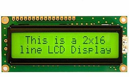 IHUB ROBOTICS 16*2 lines ASCII Character lcd display with yellow backlight Display Lights Electronic Hobby Kit