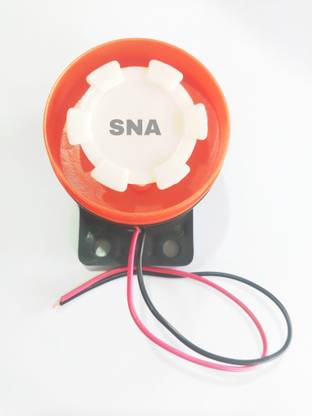 sna Plastic Wired Mini DC 12V Horn Siren Home Security Sound Alarm System 120dB Automotive Electronic Hobby Kit