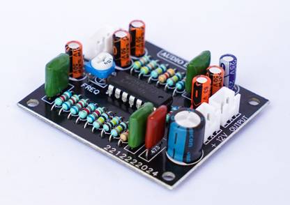 AUDIO LITE Low Pass filter board For Amplifier Based on LM324 IC (SUBWOOFER Filter board) Sound Recorder and Sound Circuit Electronic Hobby Kit