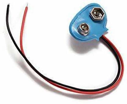 ILT - (Pack of 10) 9v Battery Clip Connector Electronic Components Electronic Hobby Kit