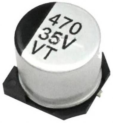 iBAT SOLUTIONS 470UF 35V SMD JWCO CAPACITOR ELECTROLYTIC 10×10.2mm 105C(Pack of 5) Electronic Components Electronic Hobby Kit