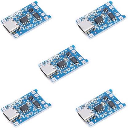 Universal Hub 5PCS TP4056 C-Type 18650 Lithium-ion Battery Charging Module Electronic Components Electronic Hobby Kit