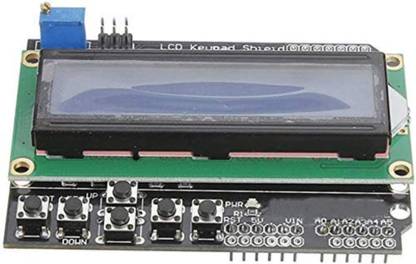 Vayuyaan 1602 LCD Shield Module with LCD display with an interface Educational Electronic Hobby Kit