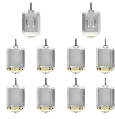 Robo Ocean 3V-6V High Torque 130 DC Motor [Pack of 10] for Toys, Cars and Project Work Motor Control Electronic Hobby Kit