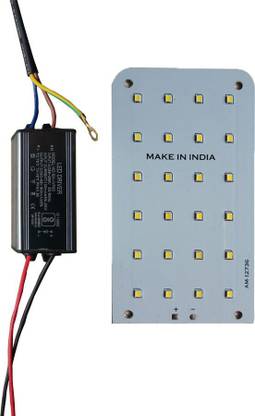 VIBRANIUM LIGHT 24W STREET LIGHT PCB WITH DRIVER COOL WHITE Electronic Components Electronic Hobby Kit