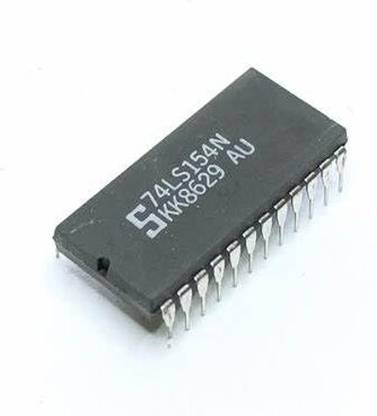 iBAT SOLUTIONS 74 LS 154 IC - 74LS154 4 Line to 16 Line Decoder Demultiplexer IC Electronic Components Electronic Hobby Kit