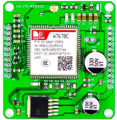 AEAAICO 4G LTE Development Board with Micro SIM Holder Miscellaneous Electronic Hobby Kit