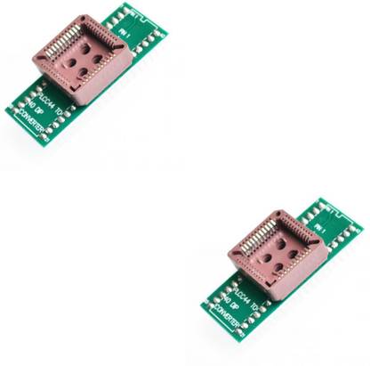 Flyrobo (2 Pcs) Pro3D PLCC44 to DIP40 EZ Programmer Adapter Socket Electronic Components Electronic Hobby Kit