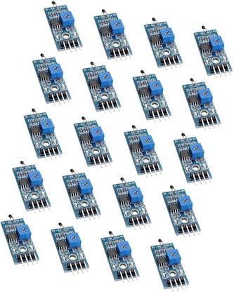 INVENTO 20Pcs NTC Thermistor Temperature Sensor Module 4 Pin LM393 5V Automotive Electronic Hobby Kit