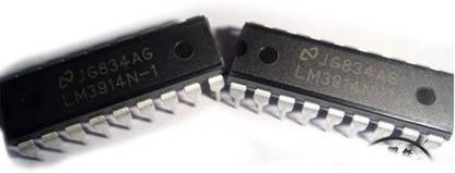Ihc LM3914 IC LED Lighting Drivers Dot/Bar Display DIP-18 (PACK OF 5) Electronic Components Electronic Hobby Kit