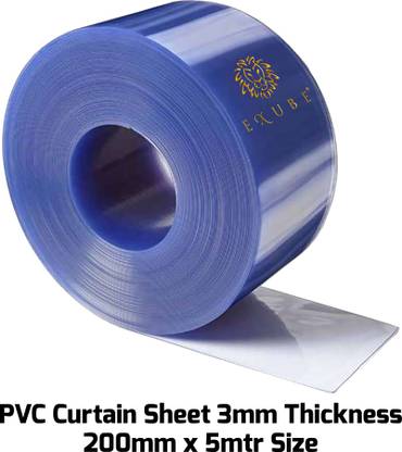 EXUBE PVC Curtain Sheet 3mm Thickness 200mm x 5mtr Size Electronic Components Electronic Hobby Kit