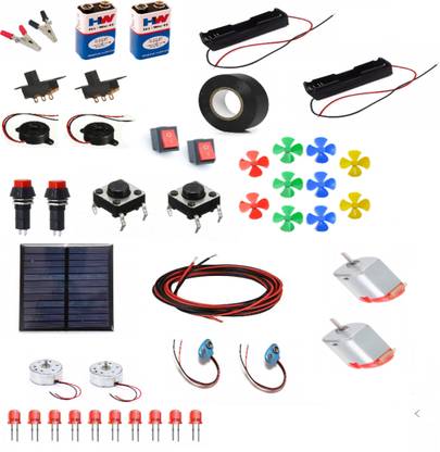 Prowans 45 Experiments Science Projects DIY Gadgets Toy Educational Learning Kit Electronic Components Electronic Hobby Kit